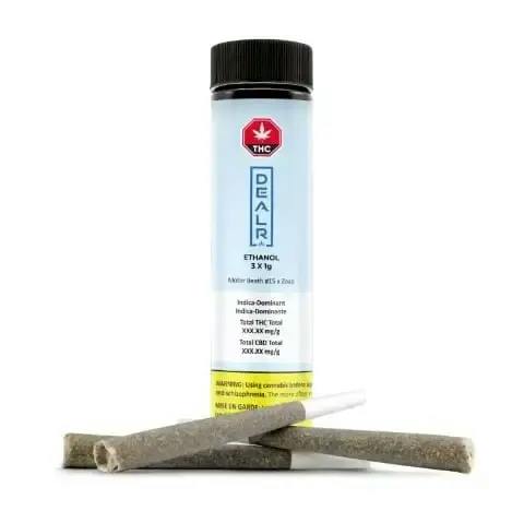 3PK - Ethanol Pre-Rolls by DEALR (INDICA)