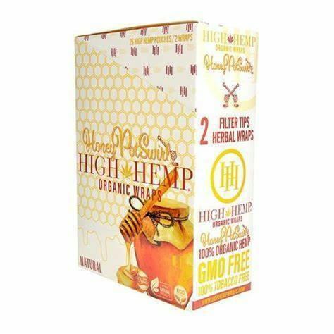 High Hemp Wraps Honey Pot Swirl