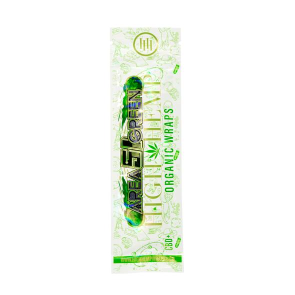 High Hemp Wraps Area 51 Green