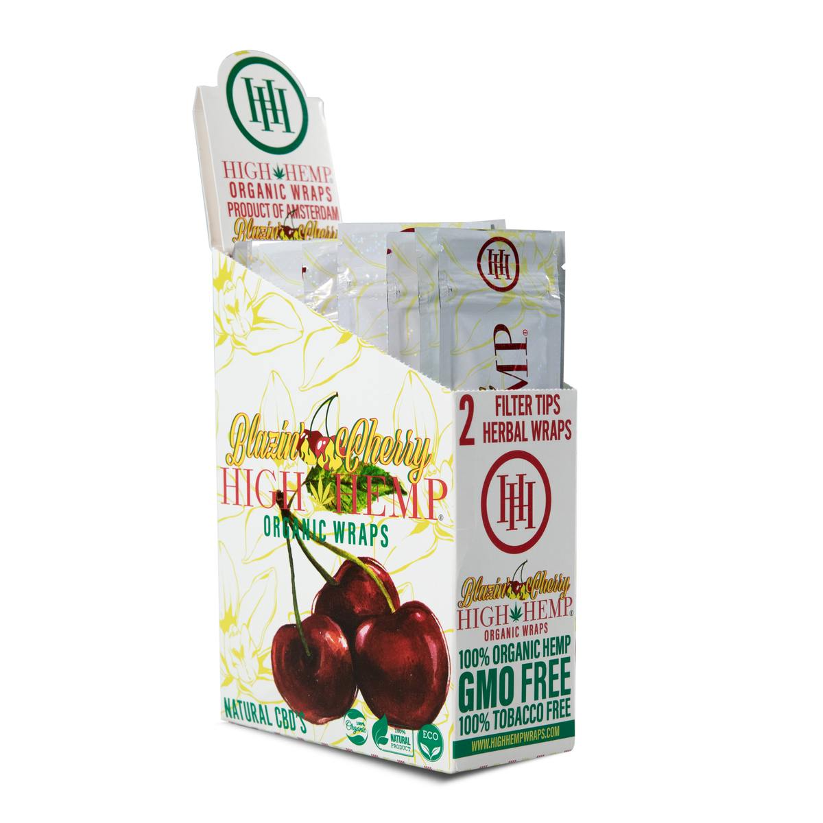 High Hemp Wraps Blazin' Cherry