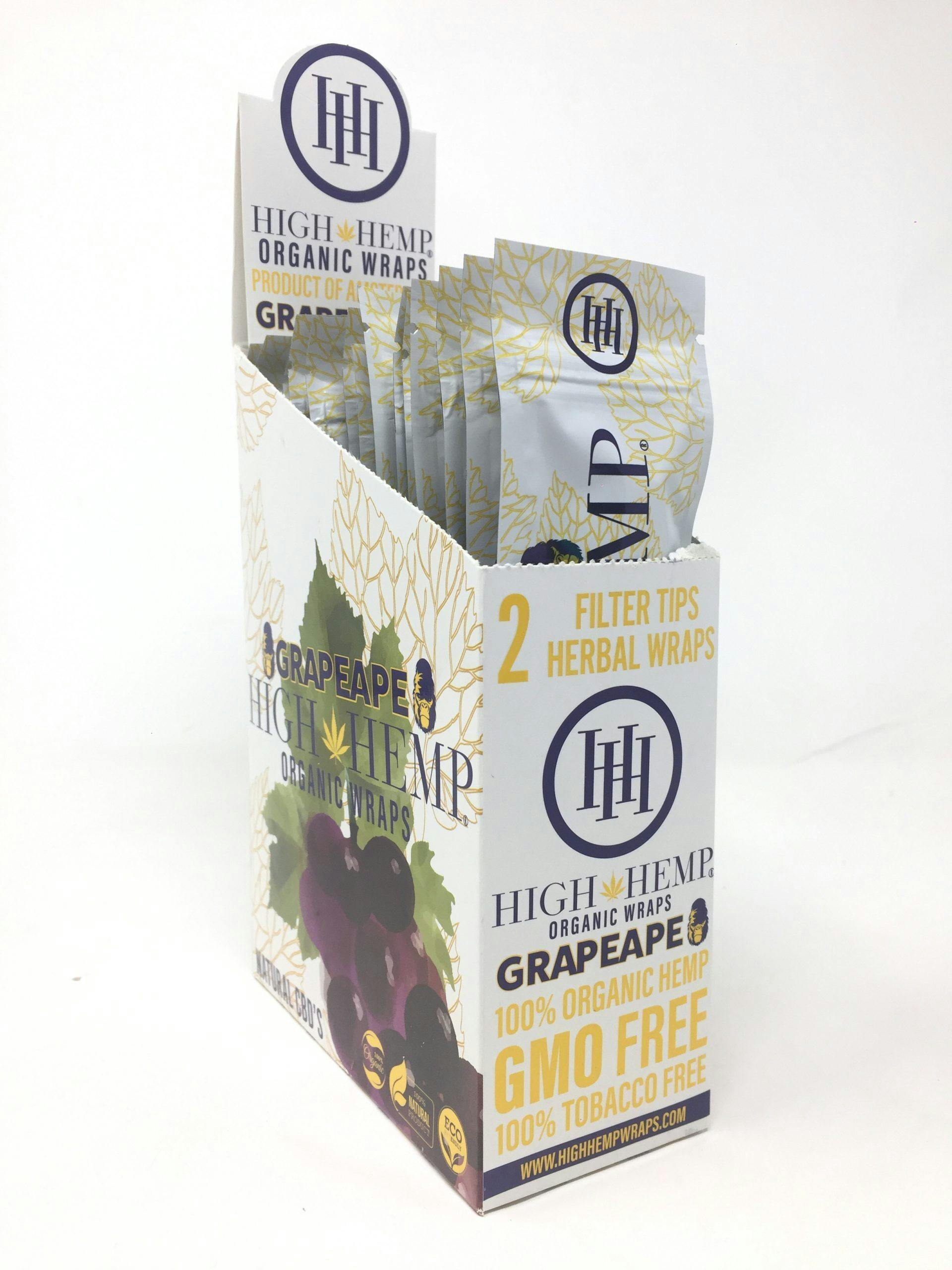High Hemp Wraps Grape Ape