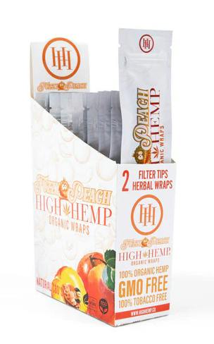 High Hemp Wraps Fuzzy Peach