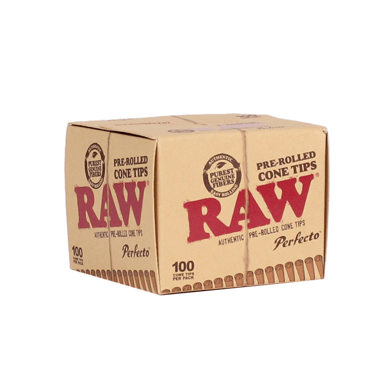 Raw Pre-Rolled Cone Tips Perfecto
