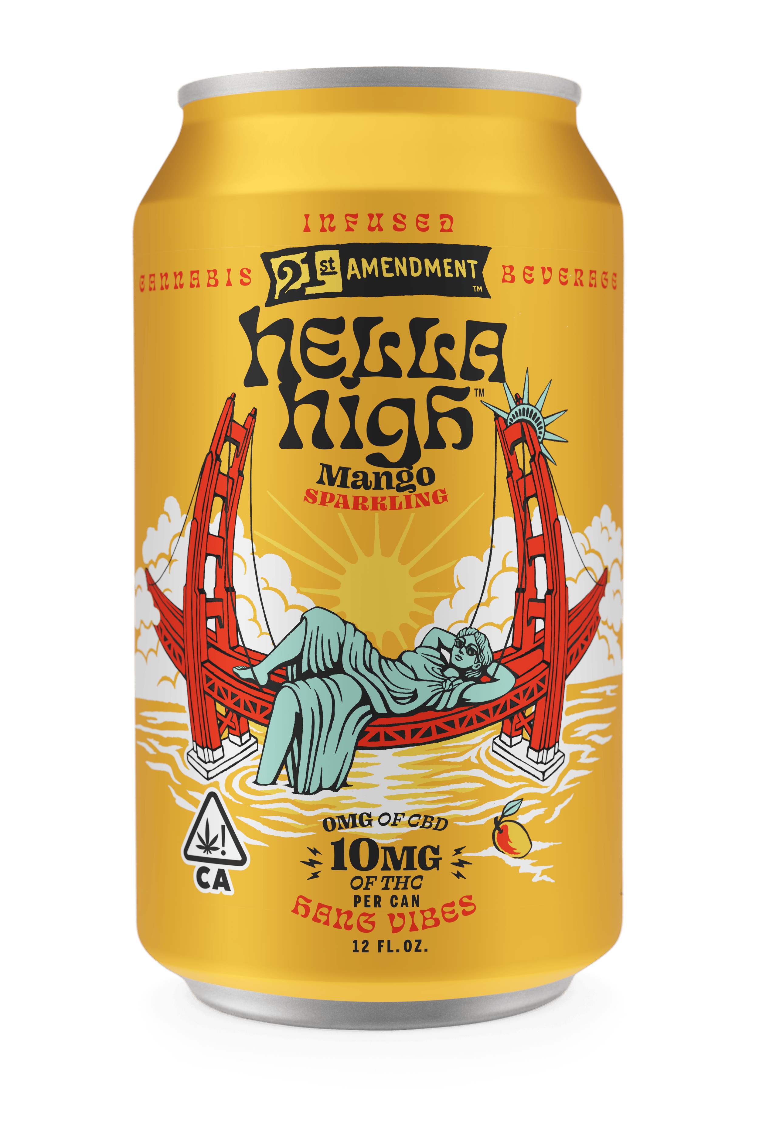 Hella High 100mg Beverage Mango