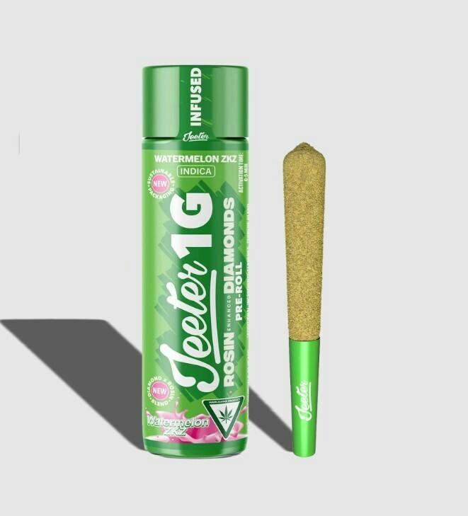 Jeeter 1g Rosin Diamonds Preroll Watermelon ZKZ