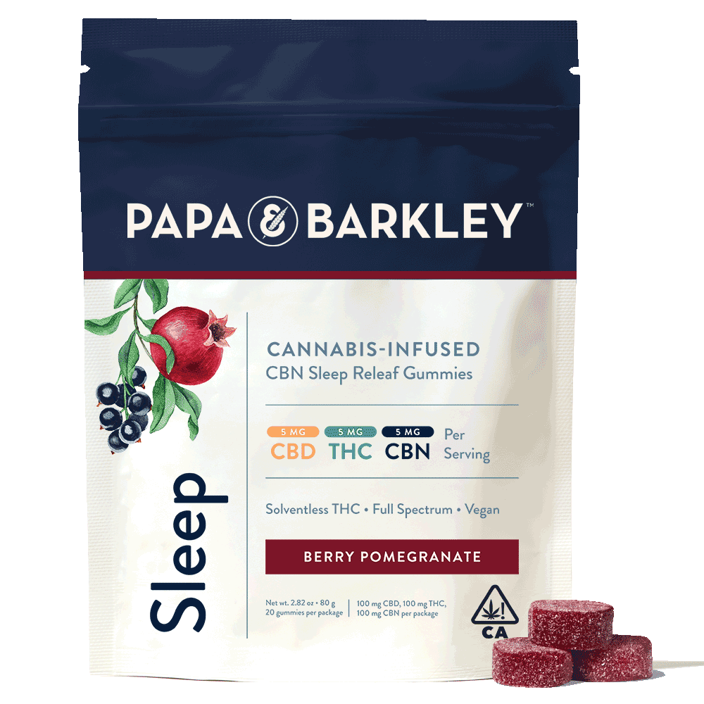 Papa & Barkley Berry Pomegranate Sleep Gummies