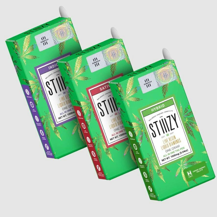 Stiiizy 1g Live Resin Liquid Diamonds All-in-One White Widow
