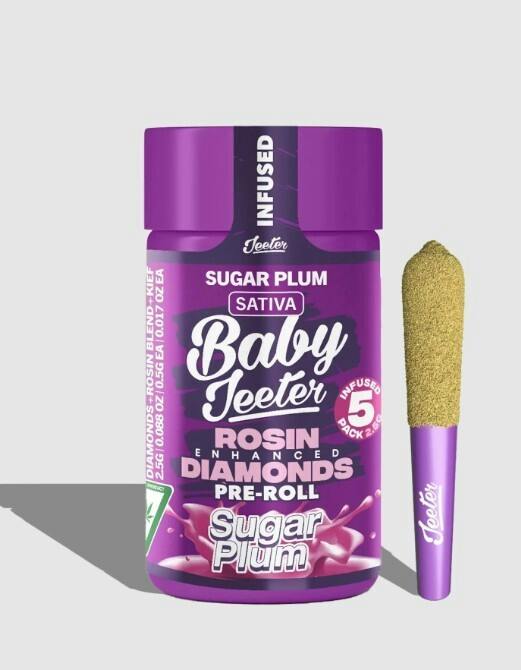 JeeterBaby Rosin Diamonds Sugar Plum