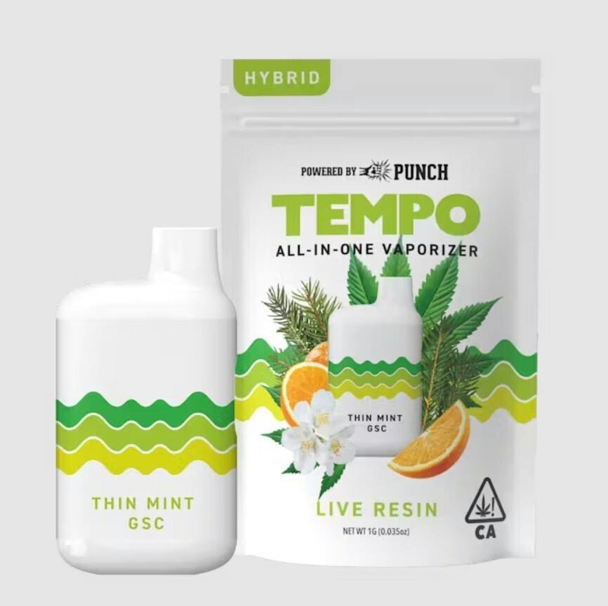 Tempo 1g Live Resin All-in-One Thin Mint Girl Scout Cookies