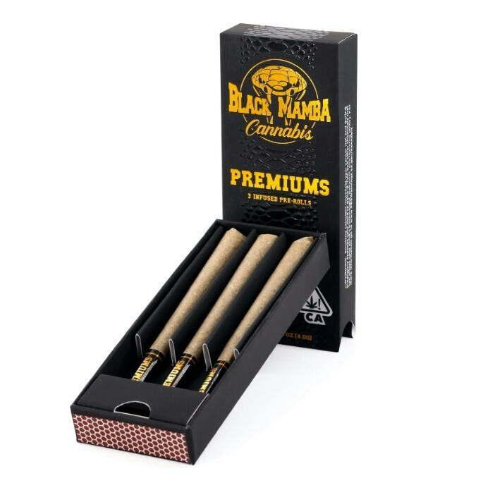 Black Mamba 3 pack Infused Preroll Skywalker OG