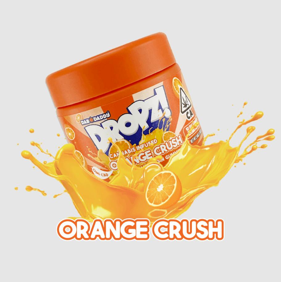 Dab Daddy Dropz Live Resin Gummies Orange Crush