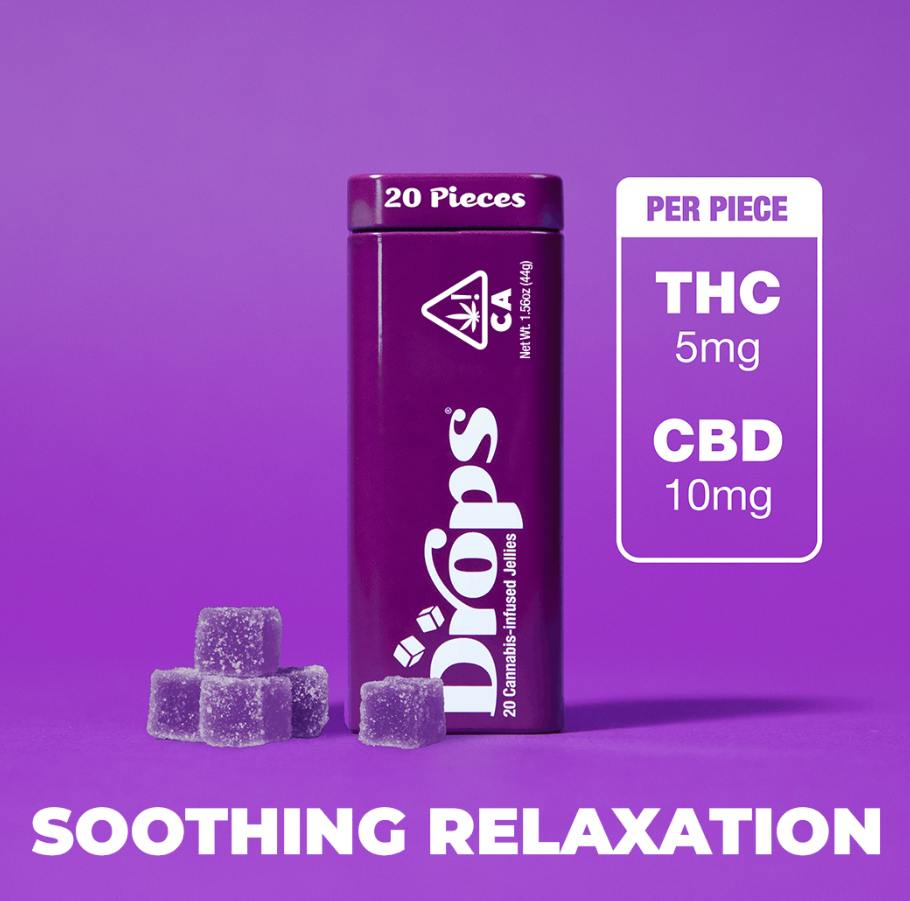 Drops 2 pieces 100mg Blackberry
