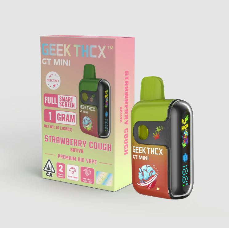 Geek THCX 1g All-in-One Strawberry Cough