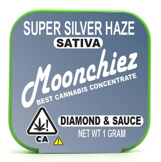 Moonchiez Diamond and Sauce Super Silver Haze 1g