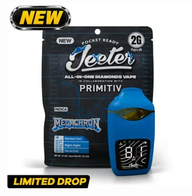 Jeeter All-in-One x Primitiv Rosin Diamonds Megachron