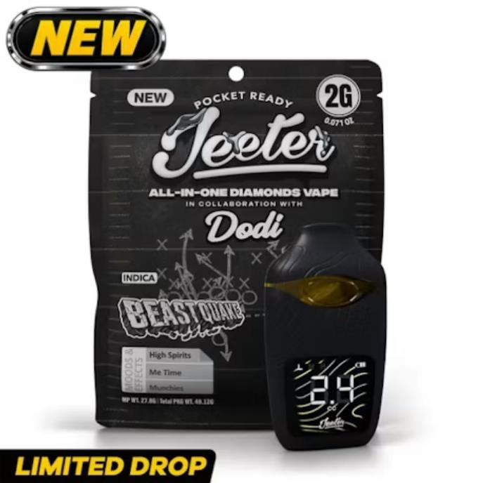 Jeeter All-in-One x Dodi Rosin Diamonds Beast Quake