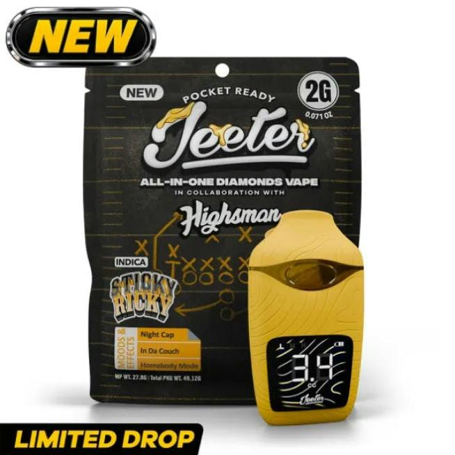 Jeeter All-in-One x Highsman Rosin Diamonds Sticky Ricky