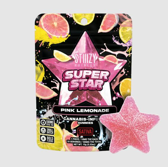 STIIIZY Gummies Super Star 100mg Pink Lemonade