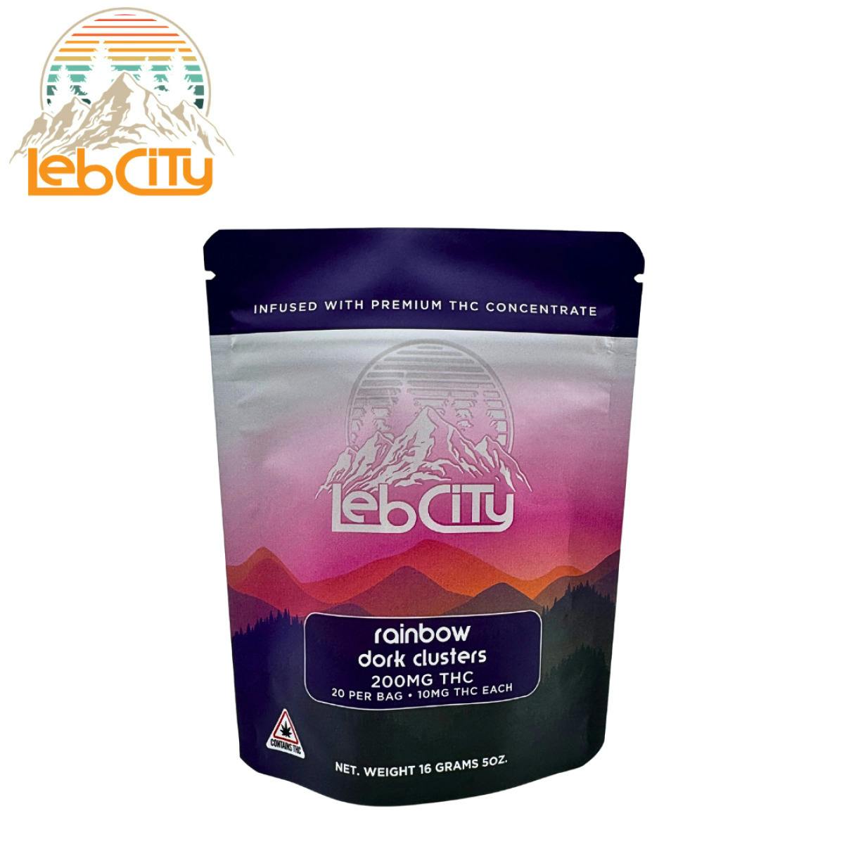 Rainbow 200MG Nerd Clusters | Leb City