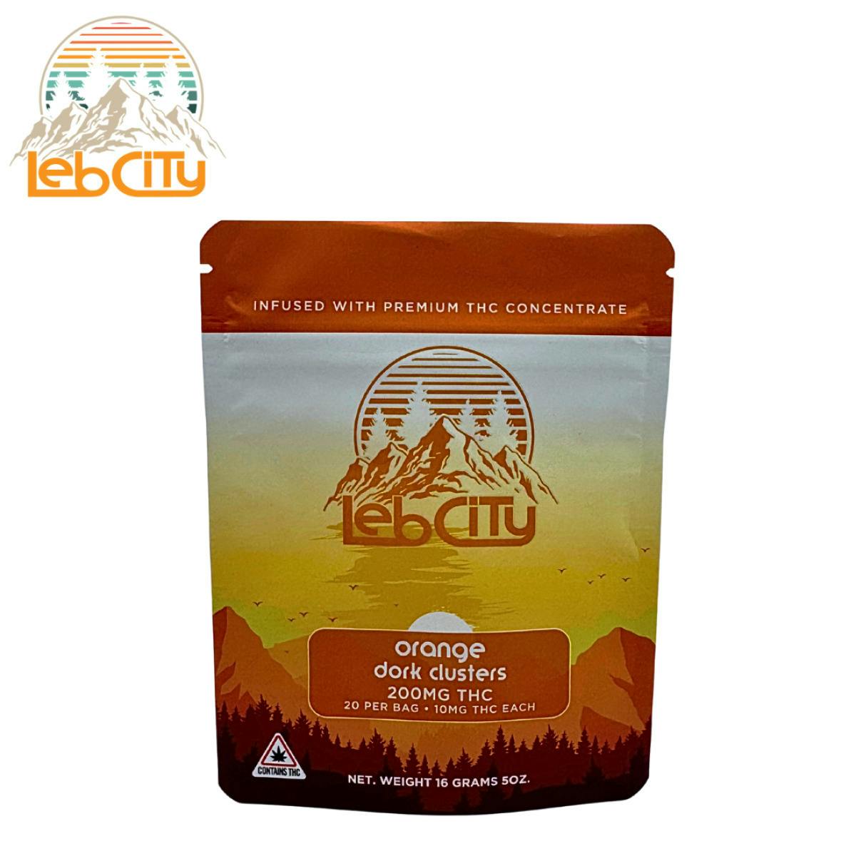Orange 200MG Nerd Clusters | Leb City