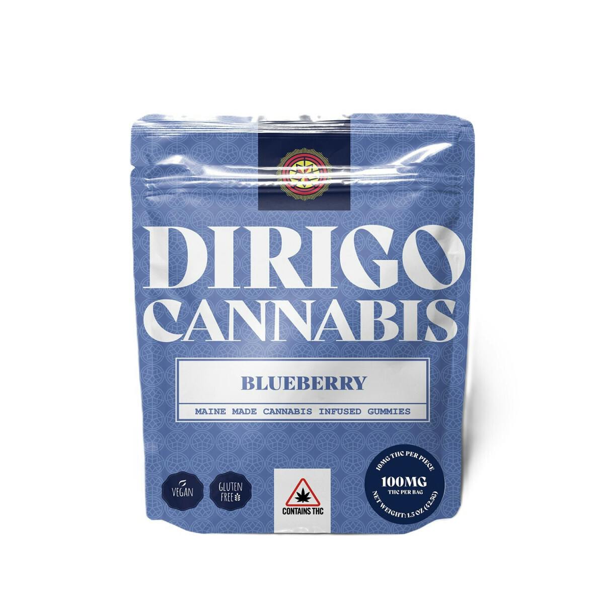 Dirigo Cannabis | 500MG Gummies - Blueberry