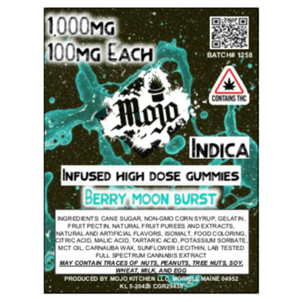 Mojo | 1,000MG Gummies Indica Berry Moon Burst