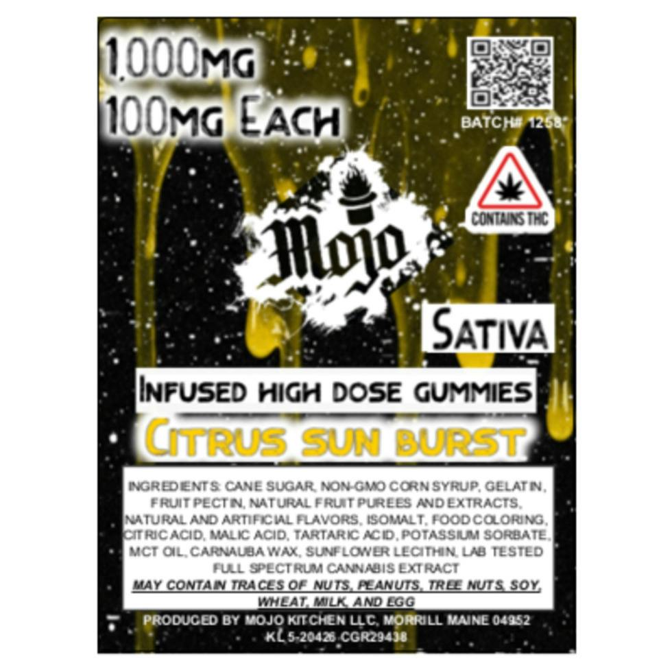 Mojo | 1,000MG Gummies Sativa Citrus Burst