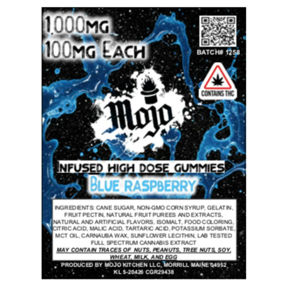 Mojo | 1,000MG Gummies Blue Razz