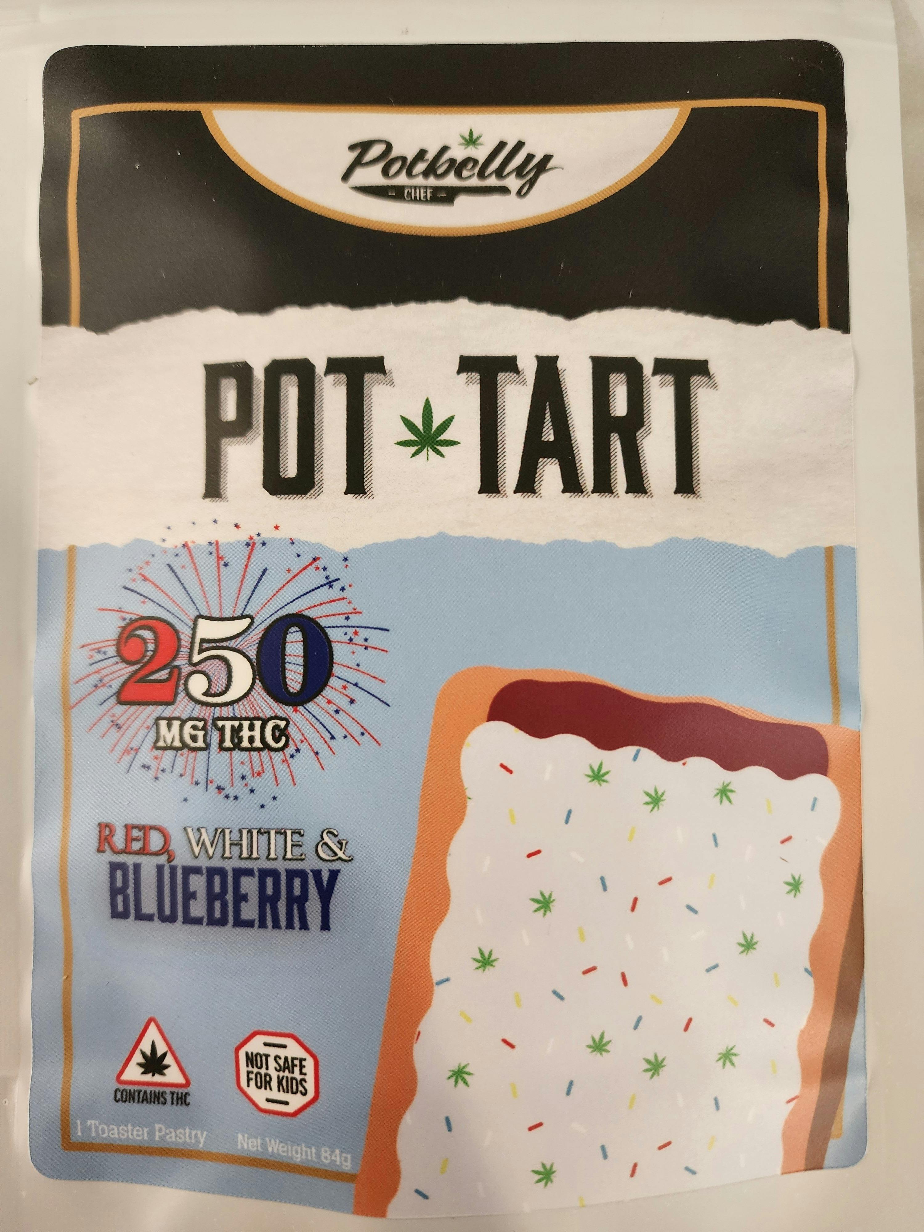 Pot Tart | Red, White & Blueberry