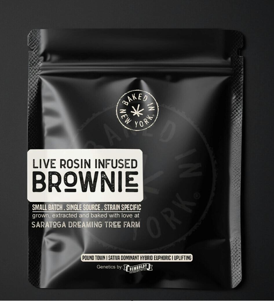 Baked in NY - Live rosin Brownie