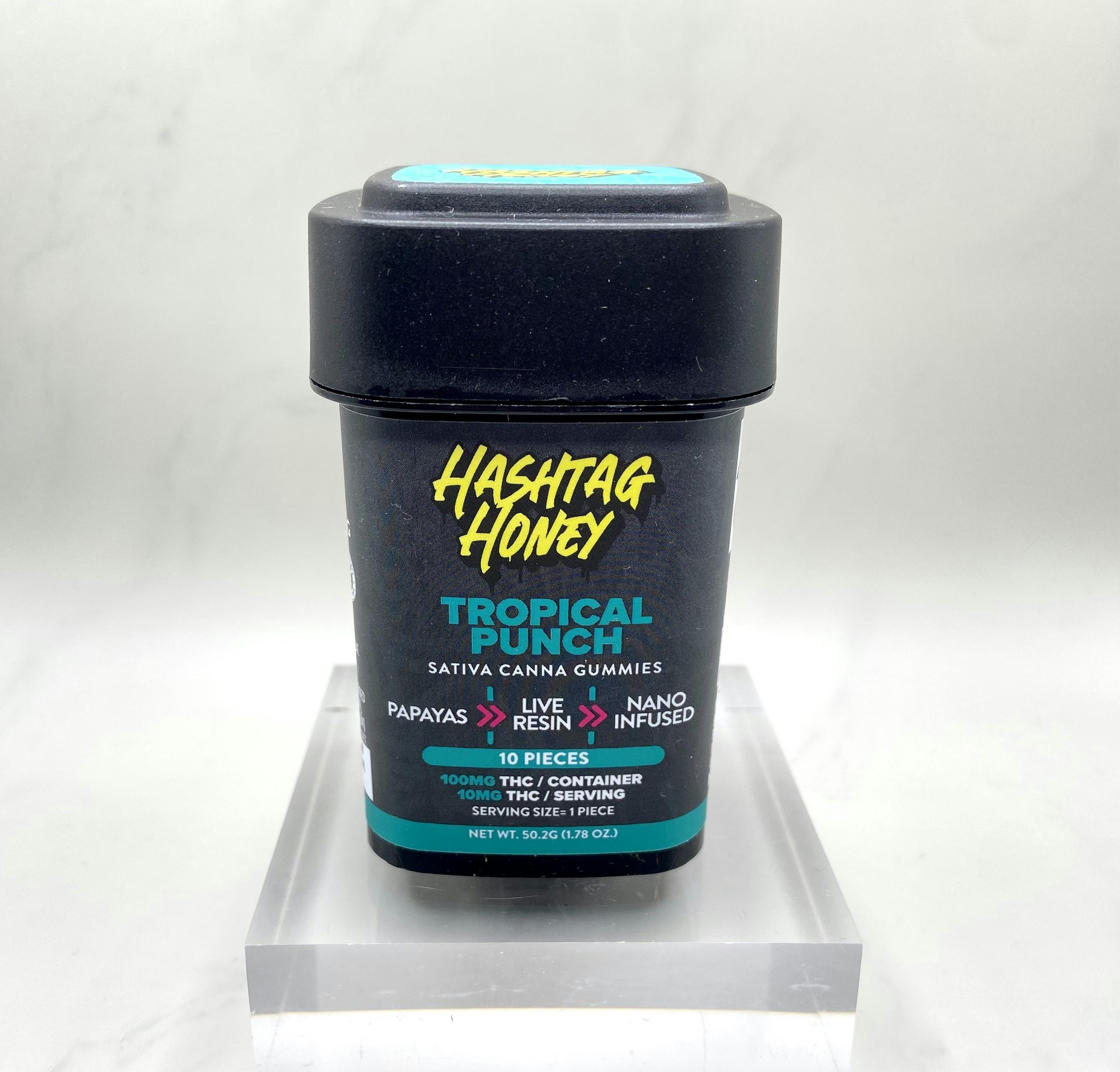 Hashtag Honey - Tropical Punch Gummies - 10mg 10pk