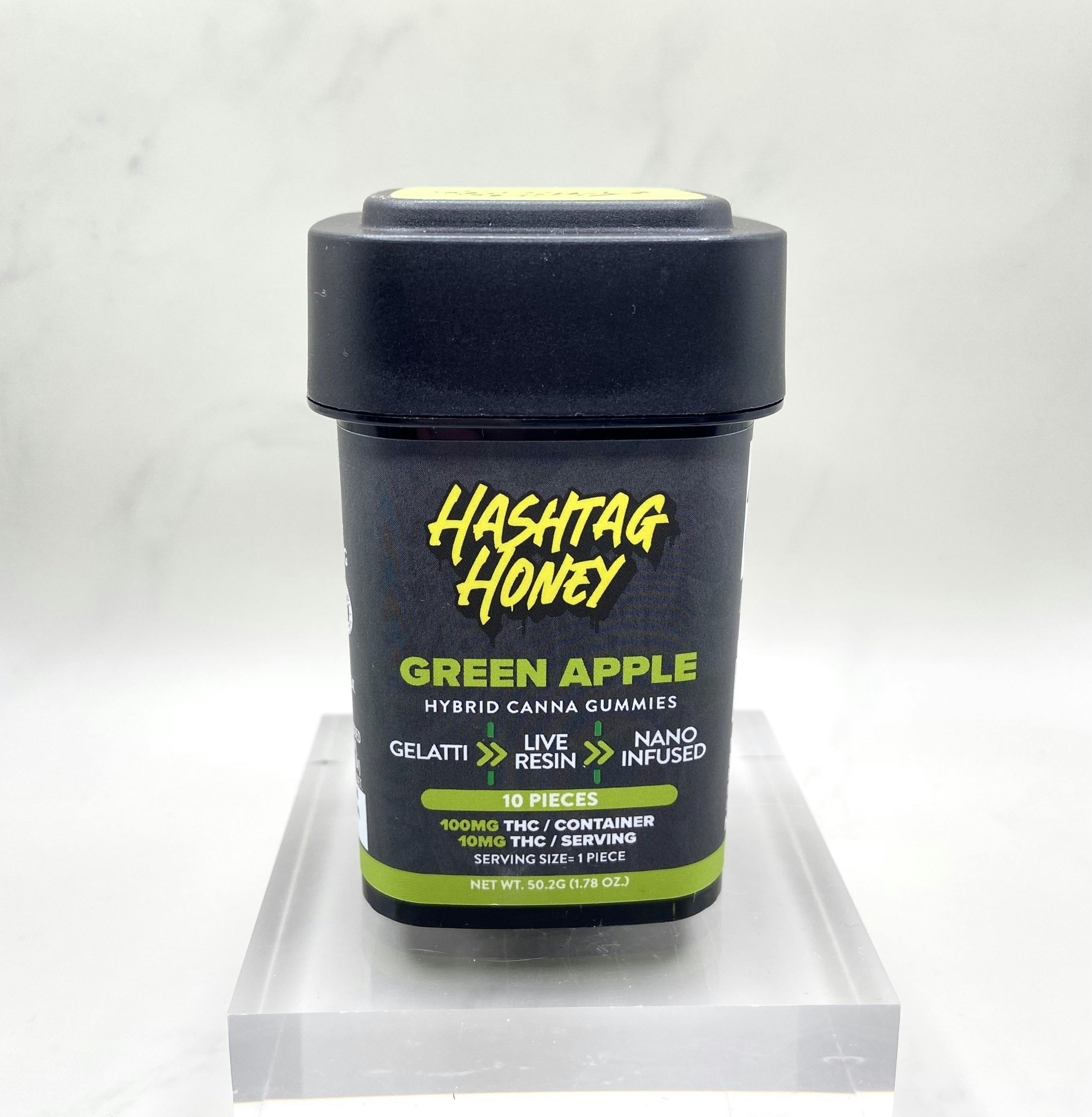 Hashtag Honey - Green Apple Gummies - 10mg 10pk