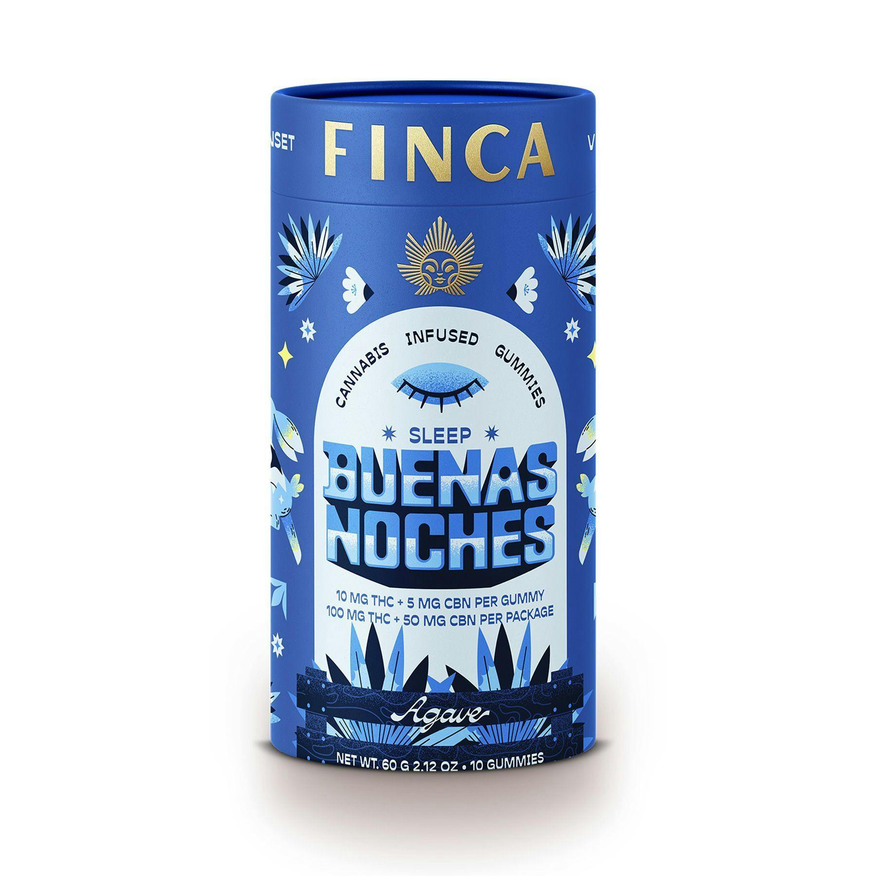 NY FINCA - Buenos Noches Agave SLEEP Gummies - 10mg 10pk