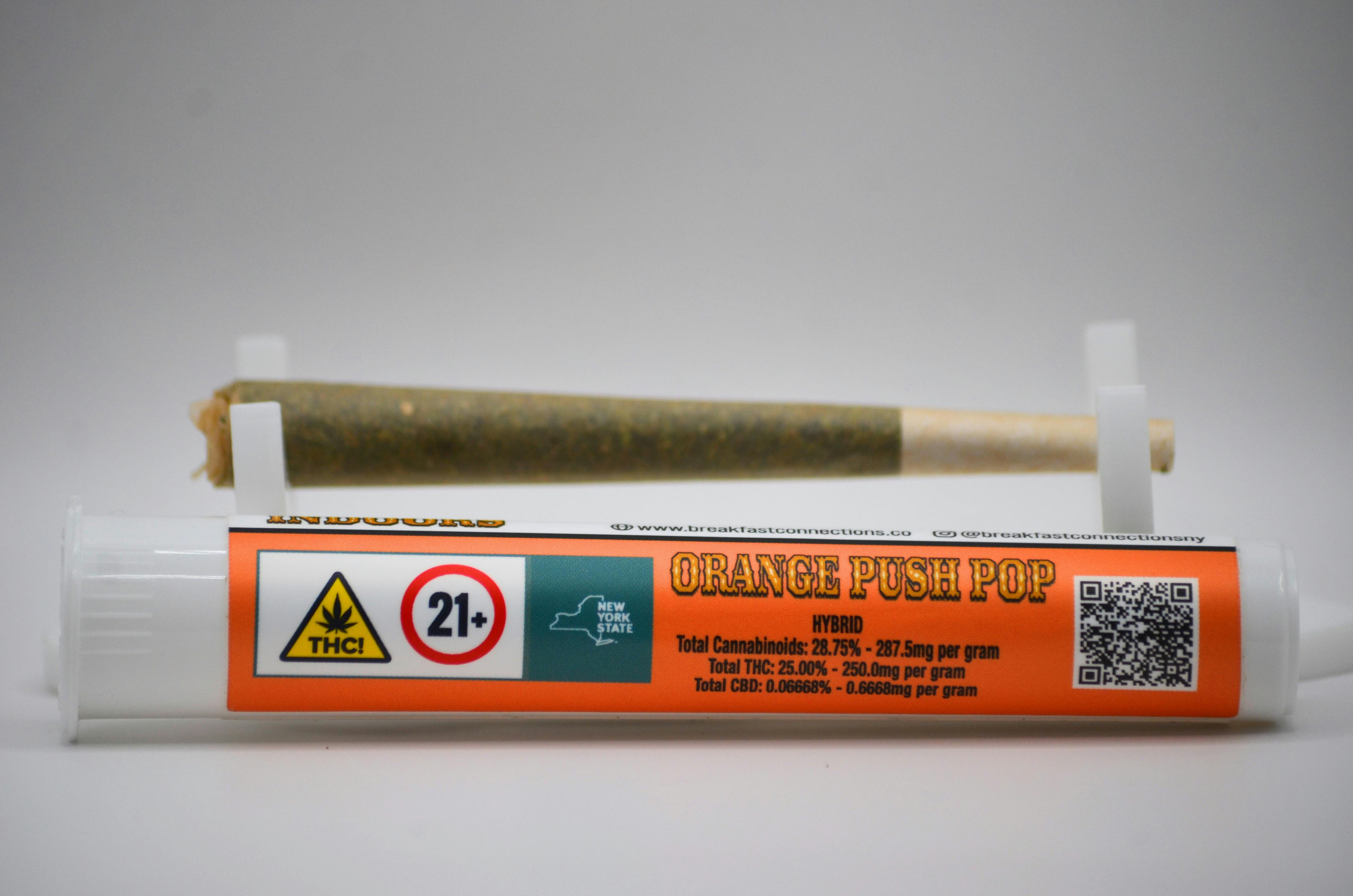 Breakfast Connections - Orange Push Pop - 1g Pre Roll
