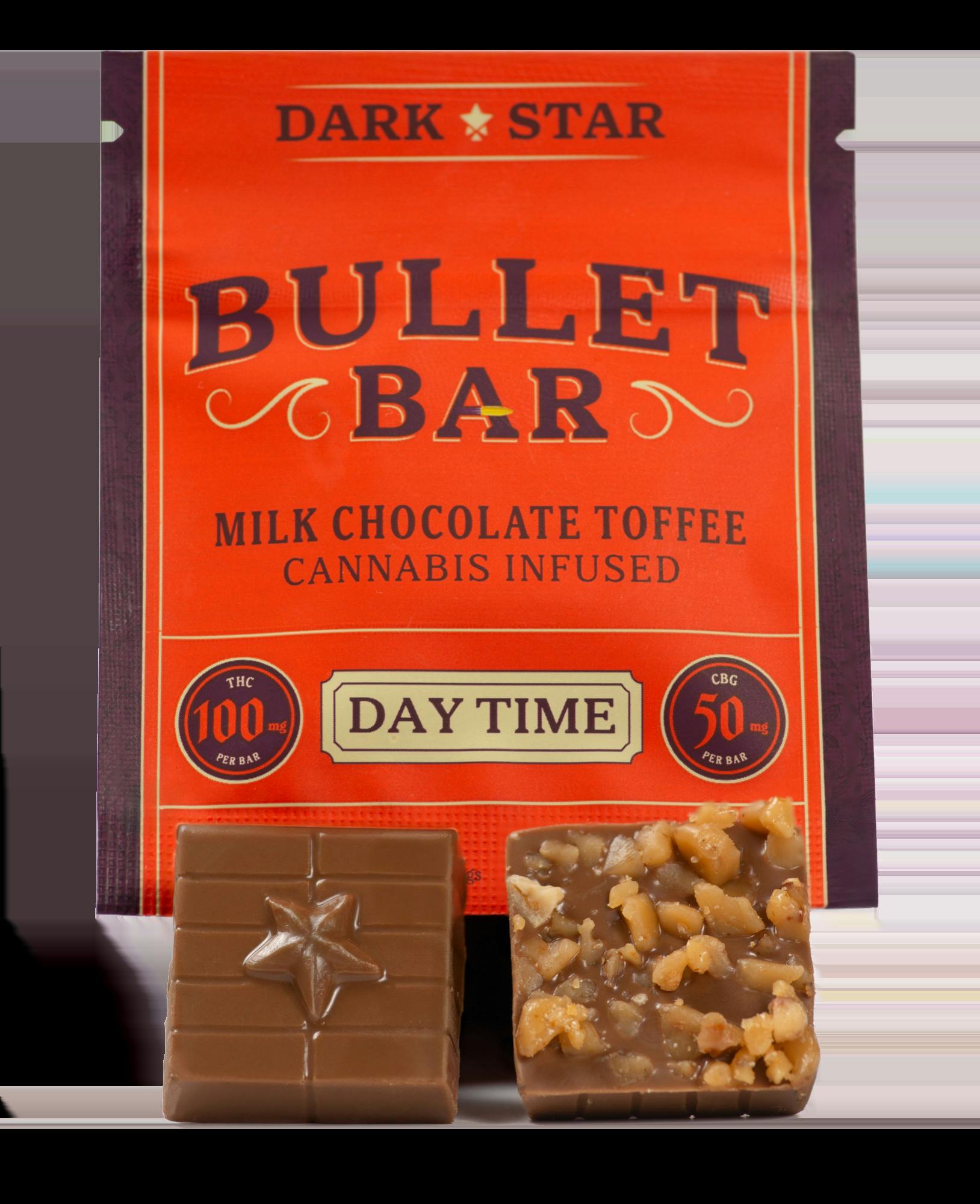 Dark Star - Milk Toffee Bullet Bar (DAYTIME) - 100 THC: 50 CBG
