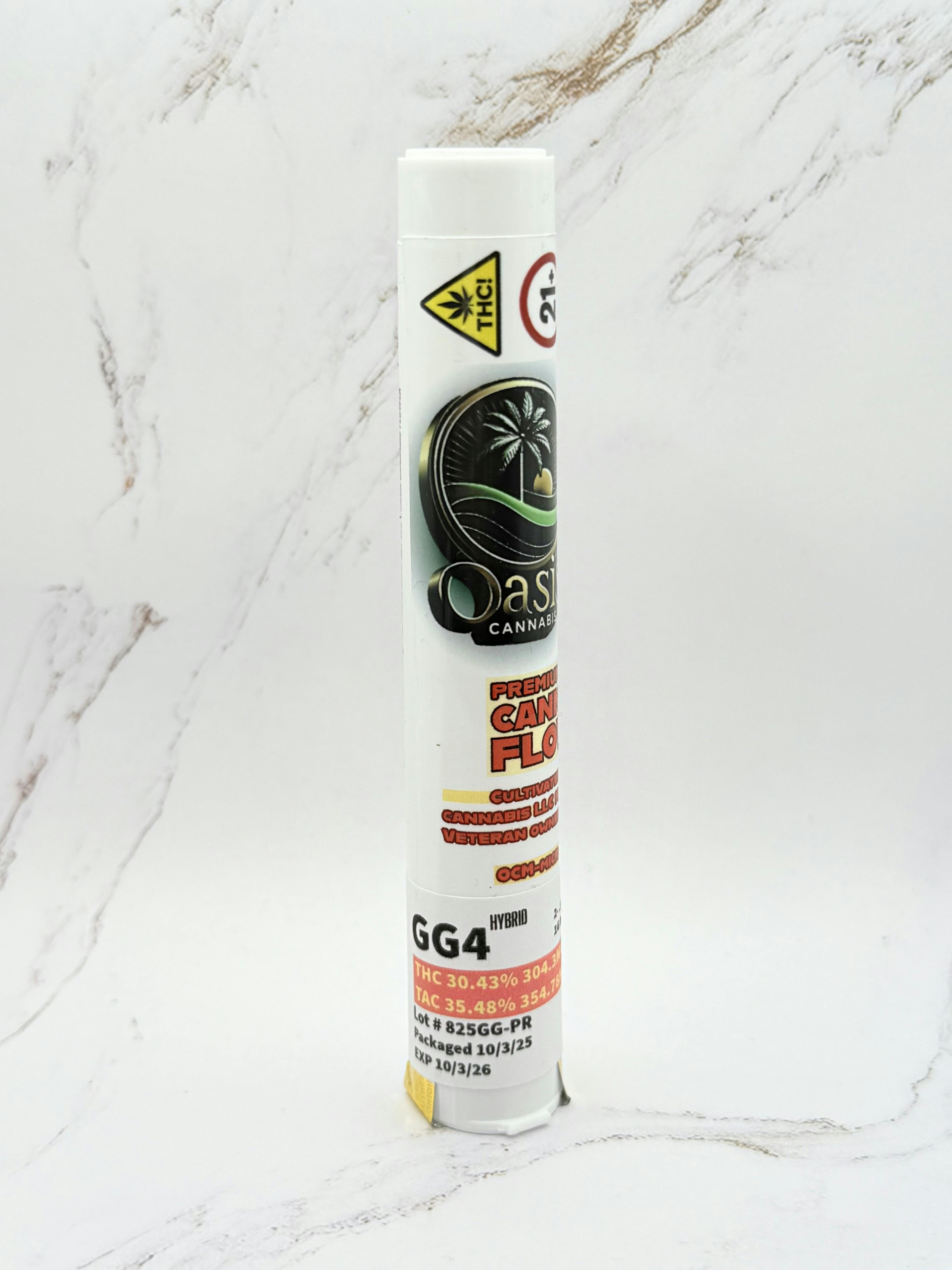 Oasis - GG4 - 0.5g x 2 Prerolls