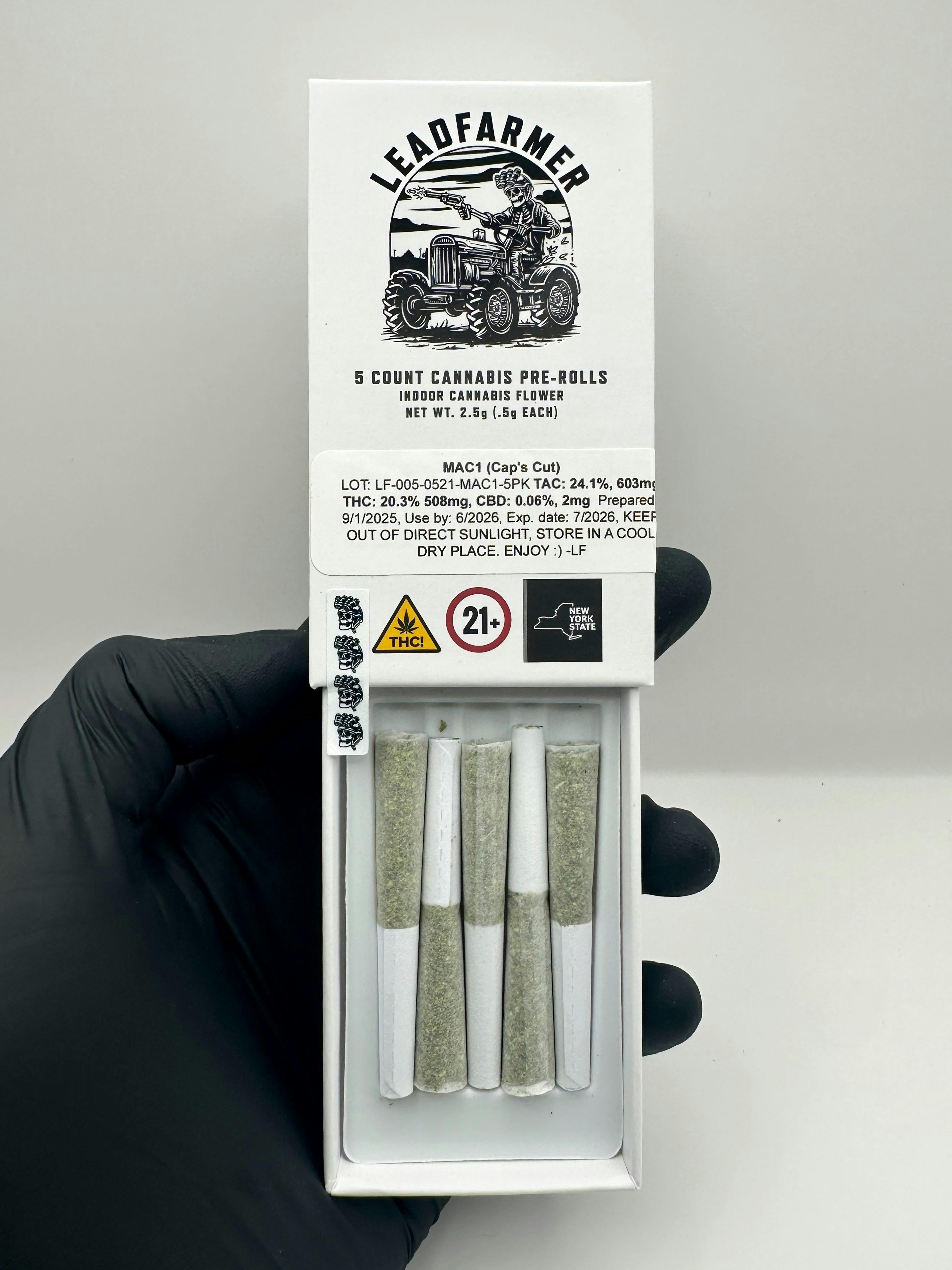 Lead Farmer - MAC-1 (Cap's Cut) - 0.5g 5pk