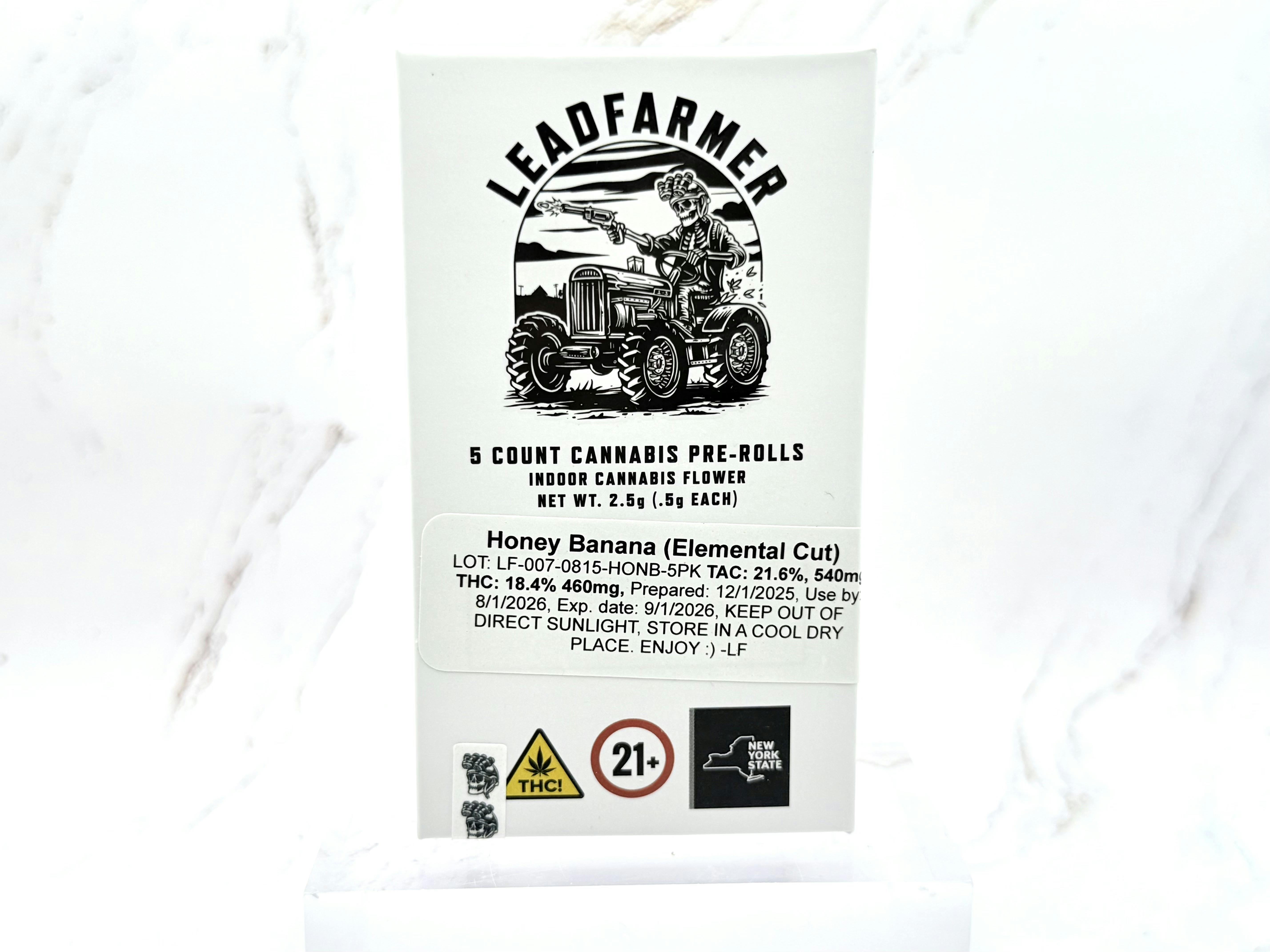 Lead Farmer - Honey Banana - 0.5g 5pk