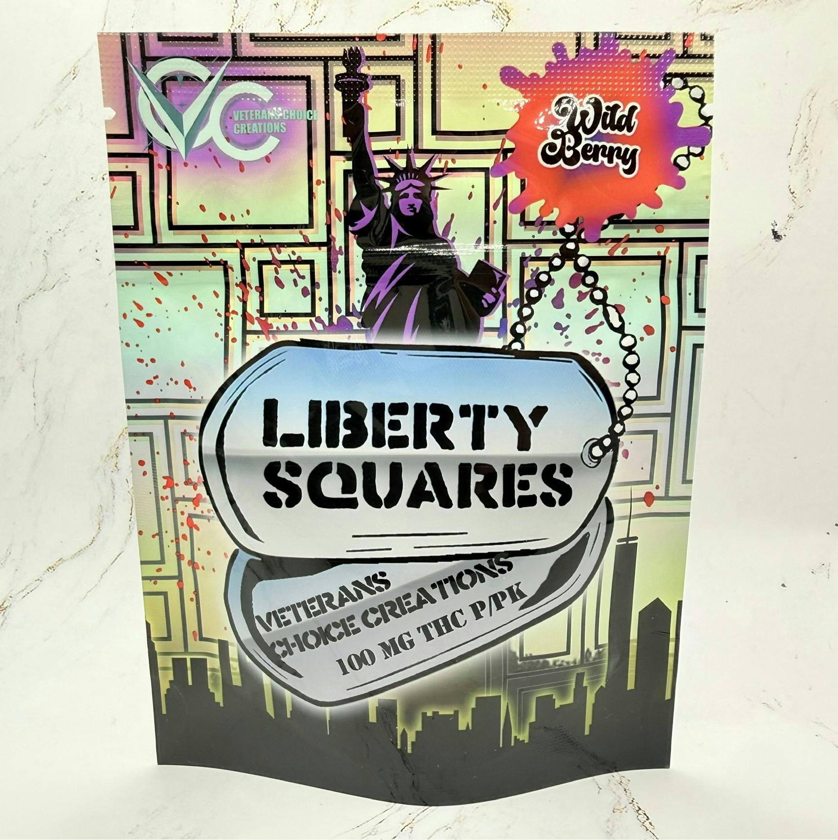 Liberty Square Edibles - Wild Berry FECO Gummies - 10mg 10pk