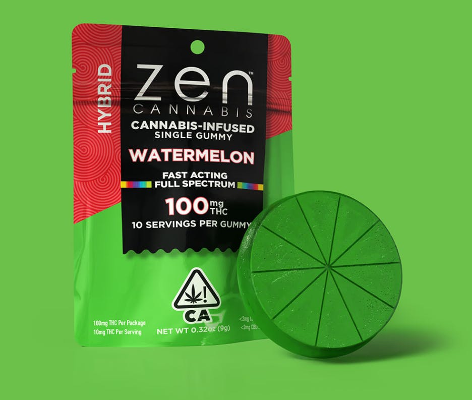 SINGLE - WATERMELON: WATERMELON [H] GUMMY - 100 mg