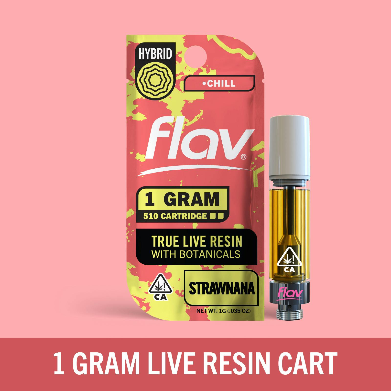 Flav - Strawnana (Hybrid) Live Resin Cartridge