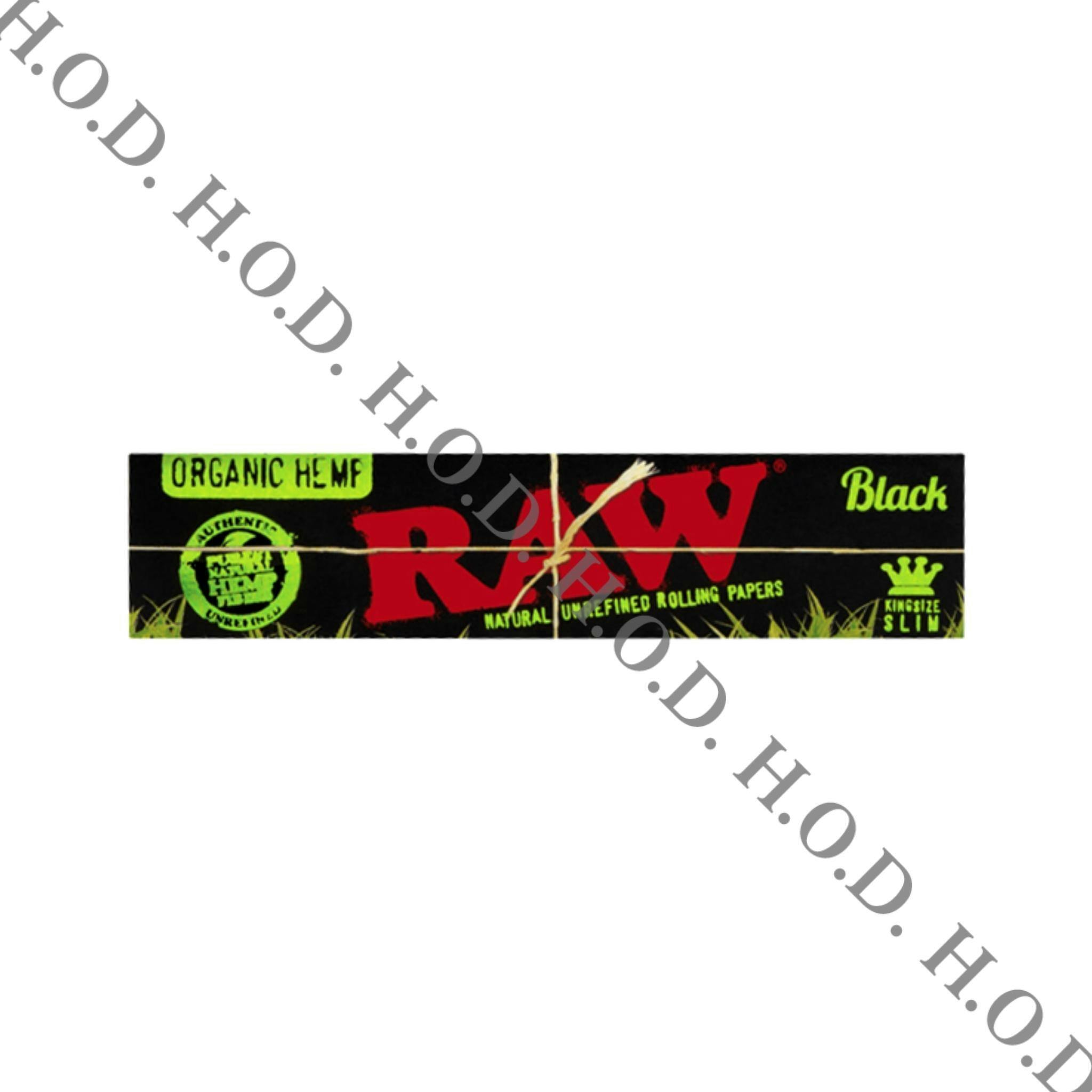 Raw Black King Slim Rolling Papers