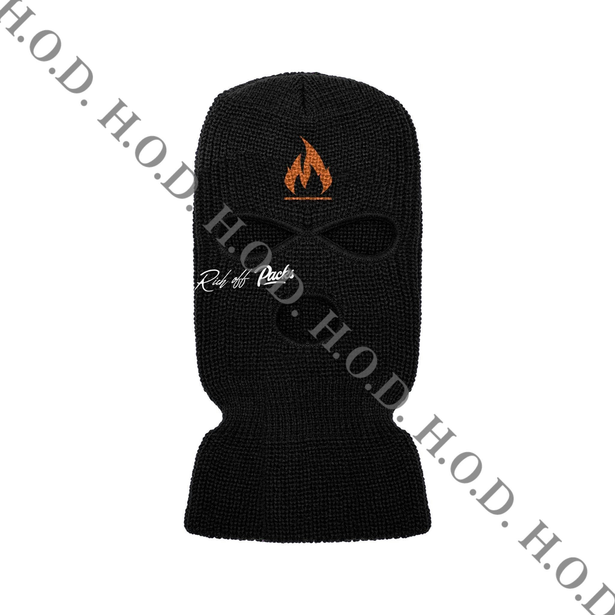 Pressure Pack x Ice Pack Black R.O.P. Ski Mask