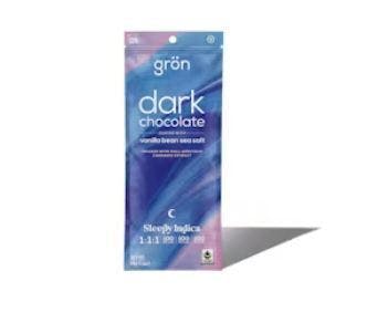 Gron Vanilla Bean Bar 1:1:1 CBD/CBN/THC Dark Chocolate 100mg   Candy