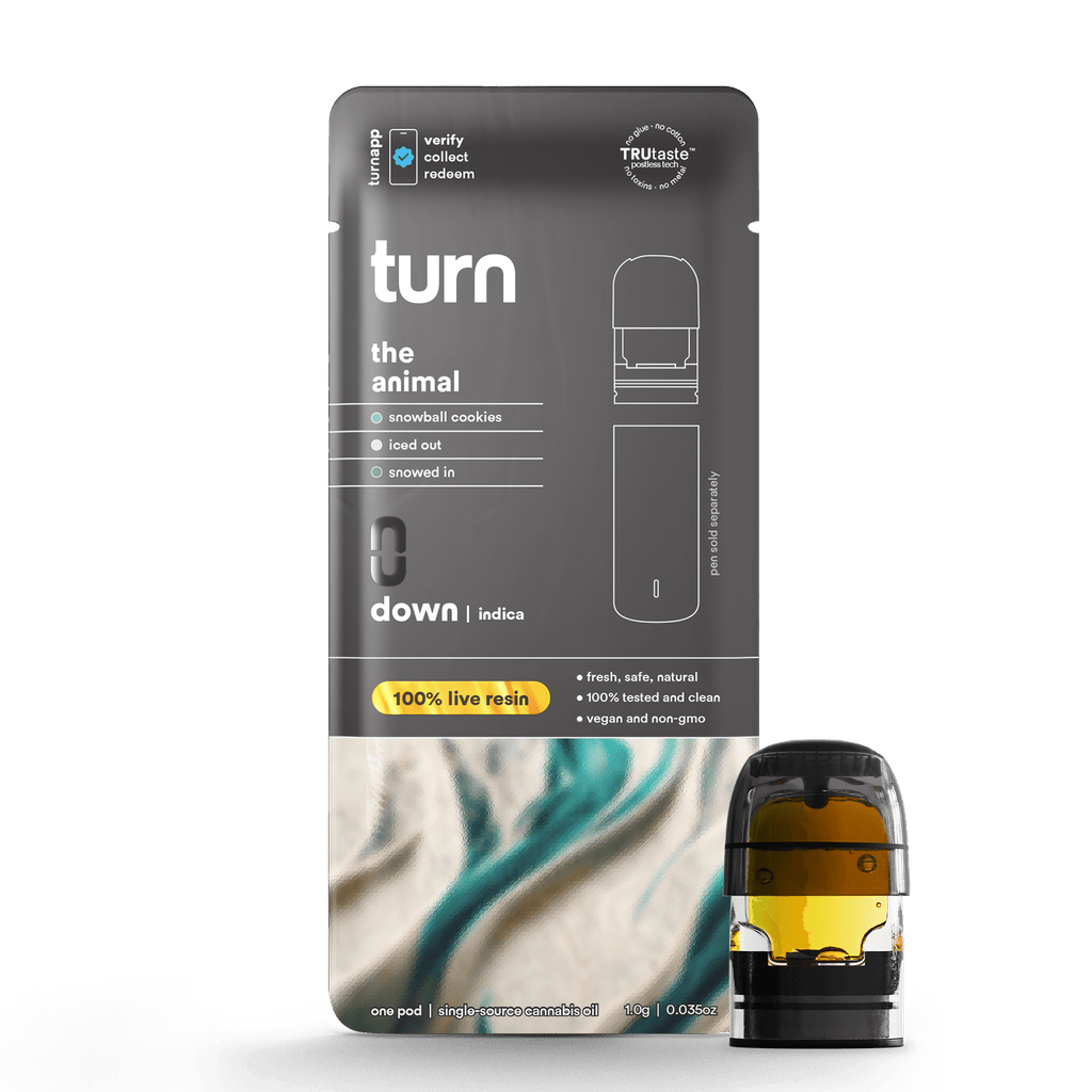 Turn The Animal Live Resin 1g Pod