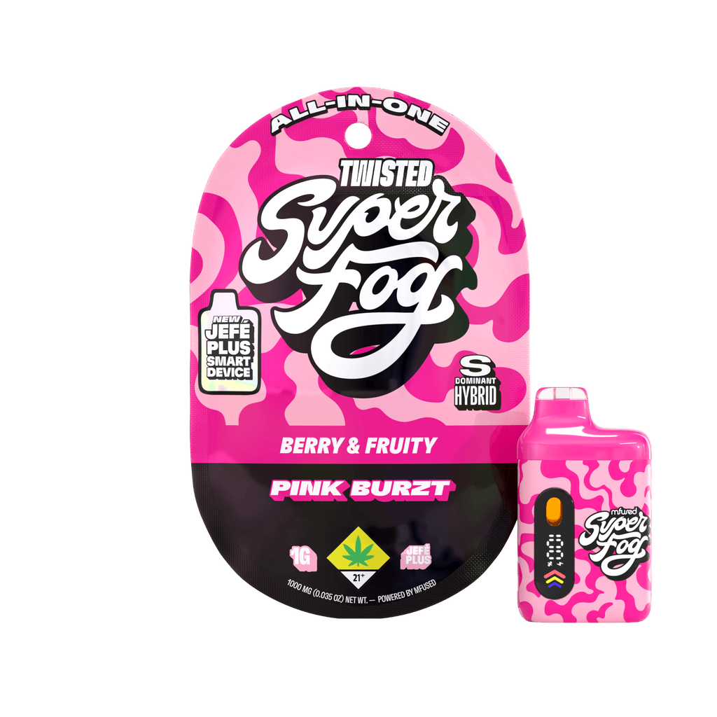 SuperFog Twisted Pink Burzt Live Resin 2g All-In-One
