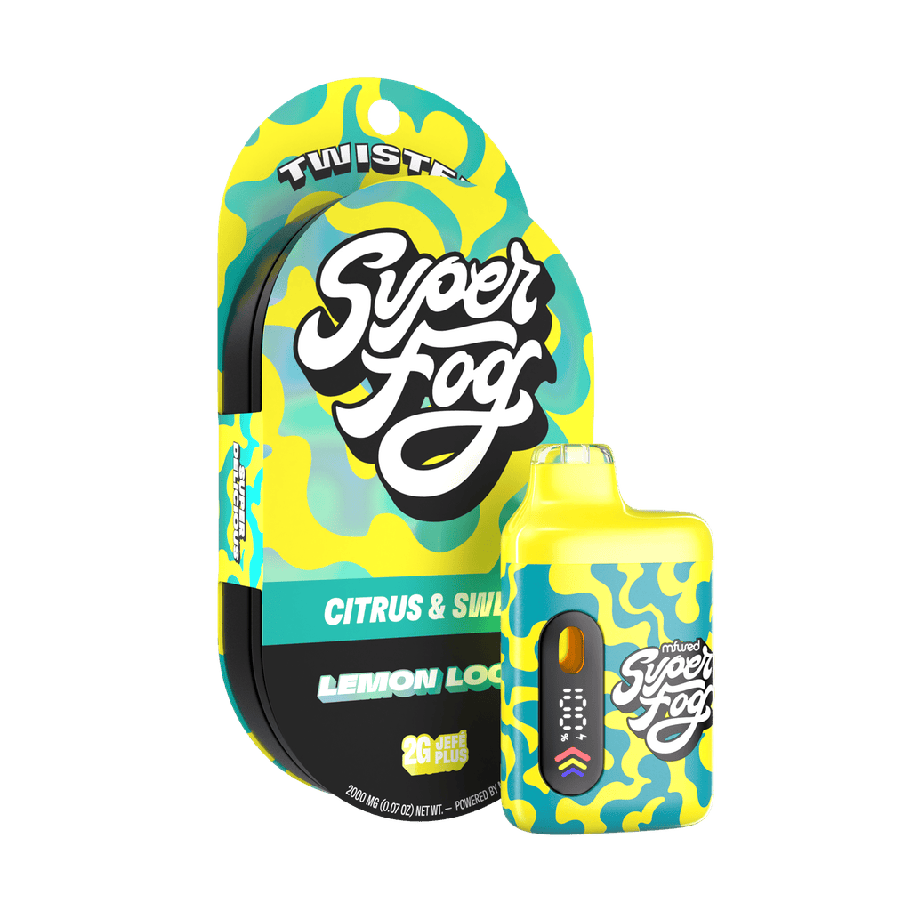 SuperFog Twisted Lemon Loopz Live Resin 2g All-In-One