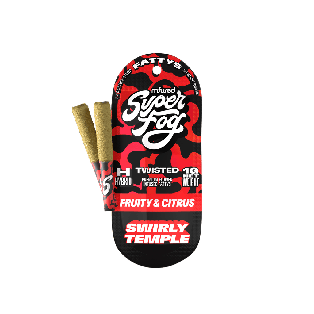 SuperFog Twisted Swirly Temple Infused Pre-Roll 1g [2pk]