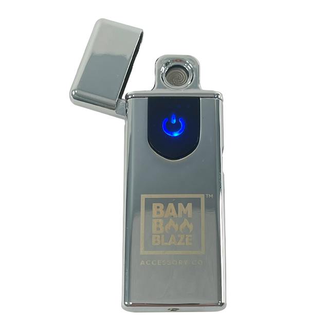 Bamboo Blaze - Electric Lighter - Silver