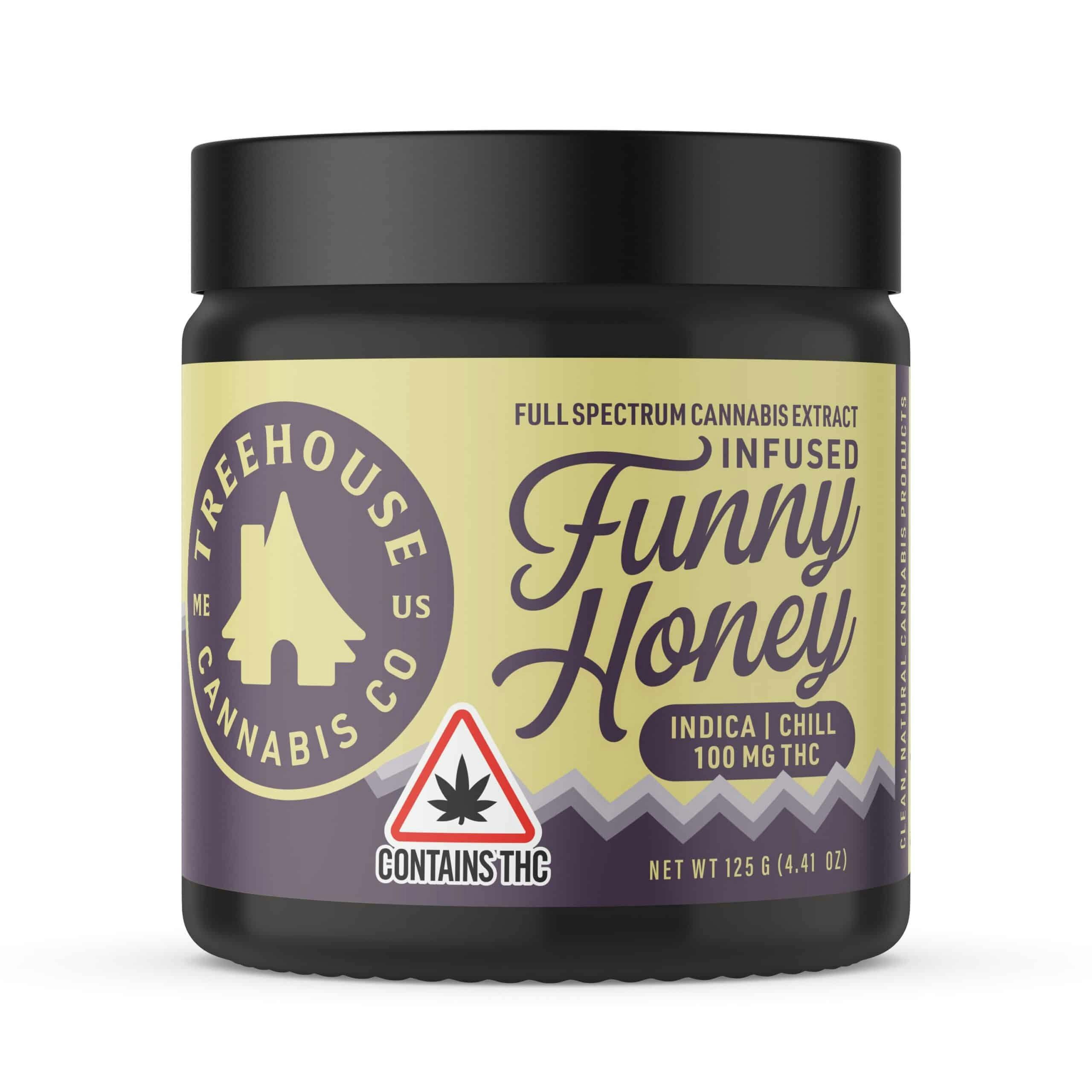 Treehouse Cannabis - Funny Honey - Indica - 100mg
